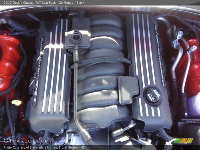 Go Mango / Black 2017 Dodge Charger R/T Scat Pack