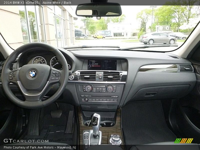 Alpine White / Black 2014 BMW X3 xDrive35i