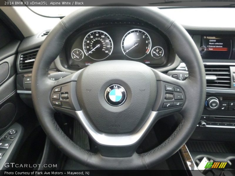 Alpine White / Black 2014 BMW X3 xDrive35i