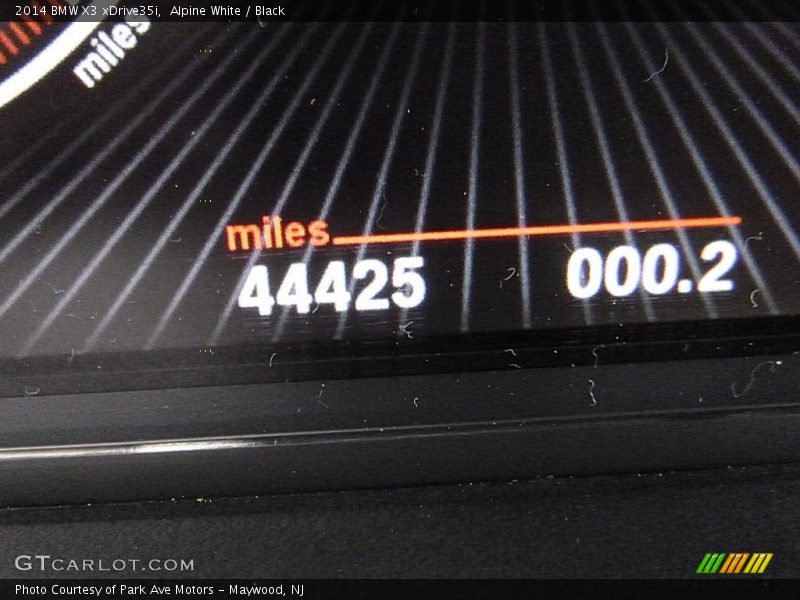 Alpine White / Black 2014 BMW X3 xDrive35i