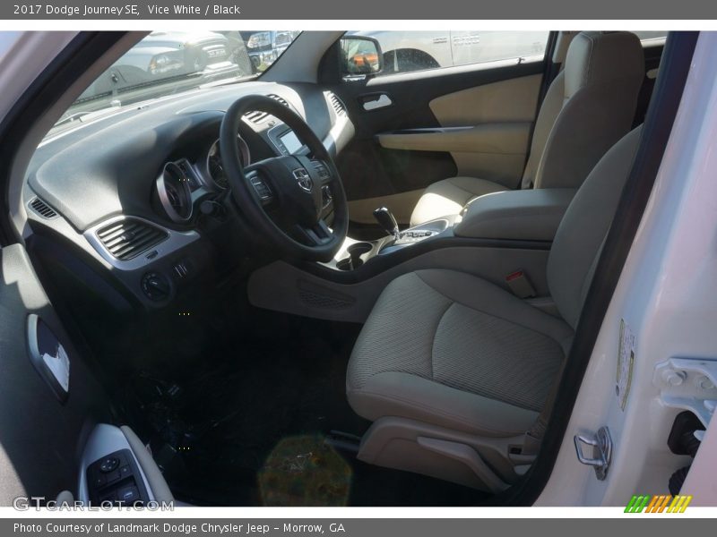 Vice White / Black 2017 Dodge Journey SE