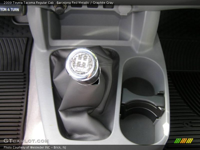 Barcelona Red Metallic / Graphite Gray 2009 Toyota Tacoma Regular Cab