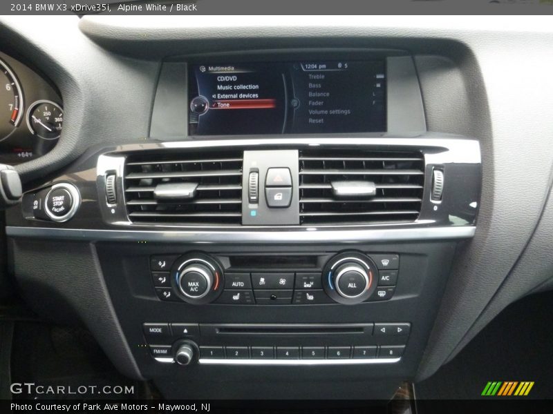 Alpine White / Black 2014 BMW X3 xDrive35i