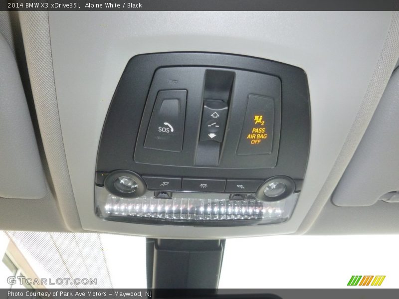 Alpine White / Black 2014 BMW X3 xDrive35i