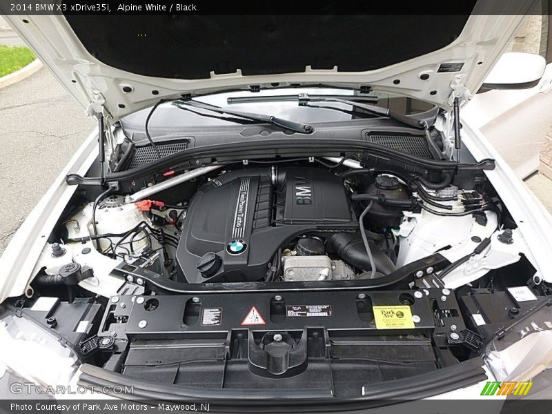 Alpine White / Black 2014 BMW X3 xDrive35i