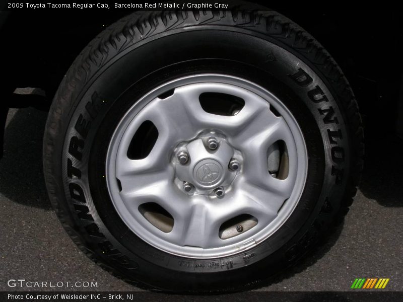 Barcelona Red Metallic / Graphite Gray 2009 Toyota Tacoma Regular Cab