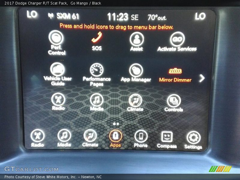 Go Mango / Black 2017 Dodge Charger R/T Scat Pack