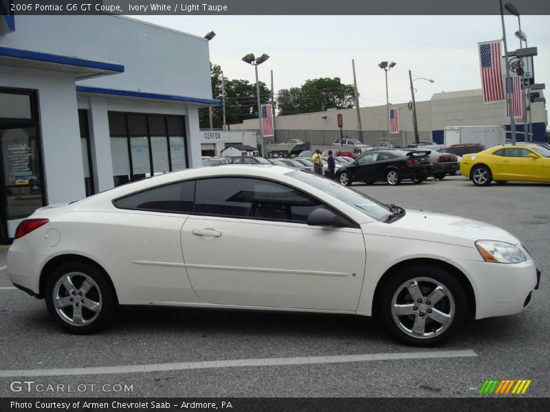 Ivory White / Light Taupe 2006 Pontiac G6 GT Coupe