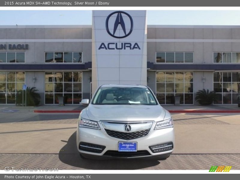 Silver Moon / Ebony 2015 Acura MDX SH-AWD Technology
