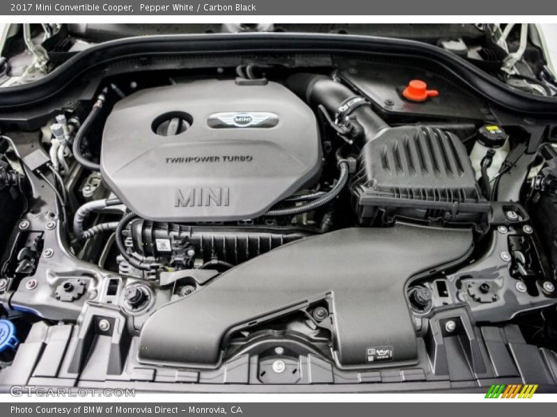  2017 Convertible Cooper Engine - 1.5 Liter TwinPower Turbocharged DOHC 12-Valve VVT 3 Cylinder