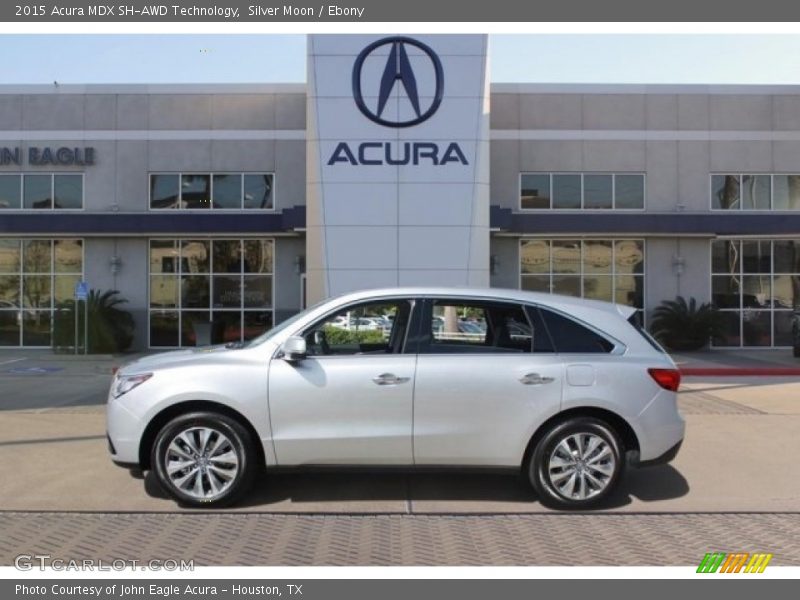 Silver Moon / Ebony 2015 Acura MDX SH-AWD Technology