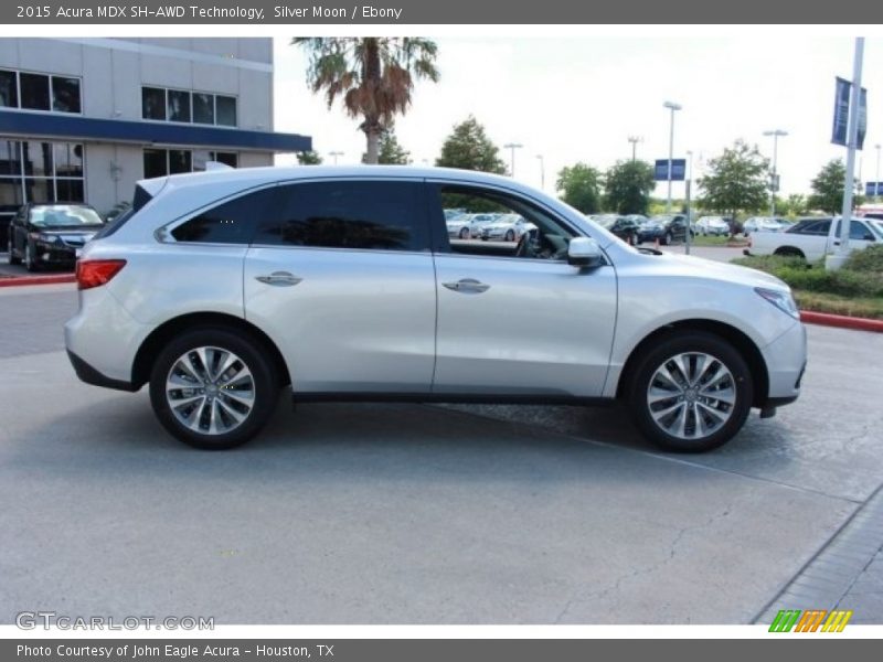 Silver Moon / Ebony 2015 Acura MDX SH-AWD Technology