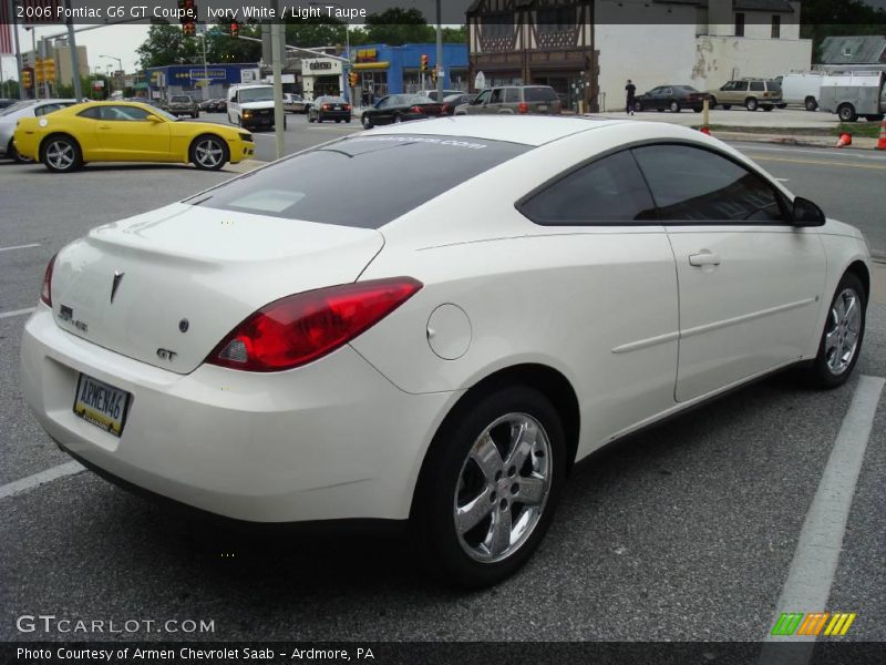 Ivory White / Light Taupe 2006 Pontiac G6 GT Coupe