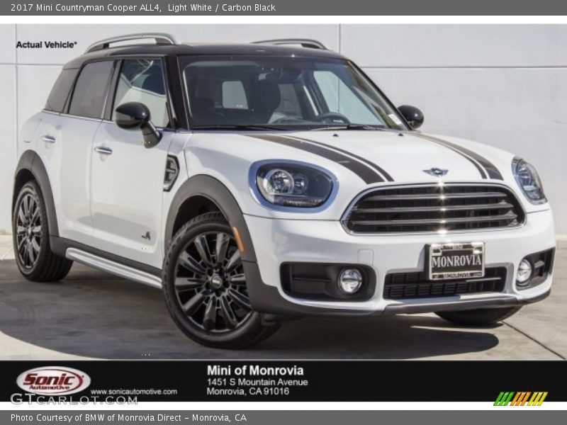 Light White / Carbon Black 2017 Mini Countryman Cooper ALL4
