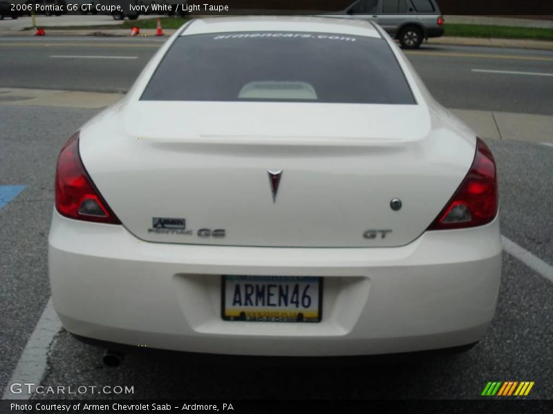 Ivory White / Light Taupe 2006 Pontiac G6 GT Coupe