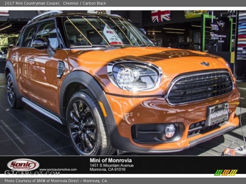 Chestnut / Carbon Black 2017 Mini Countryman Cooper