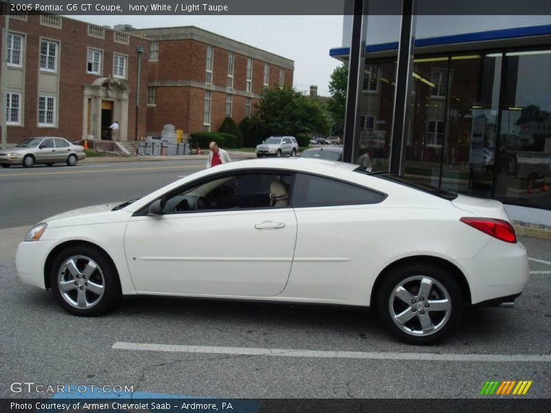 Ivory White / Light Taupe 2006 Pontiac G6 GT Coupe