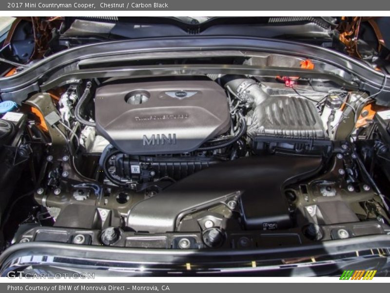  2017 Countryman Cooper Engine - 1.5 Liter TwinPower Turbocharged DOHC 12-Valve VVT 3 Cylinder