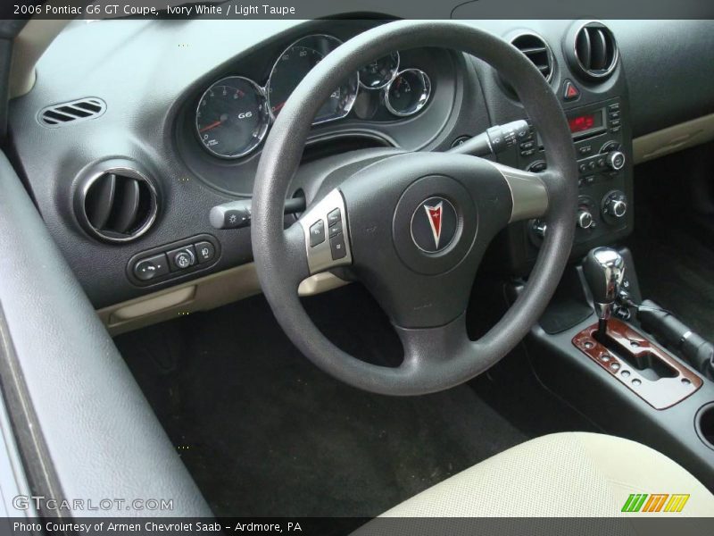 Ivory White / Light Taupe 2006 Pontiac G6 GT Coupe