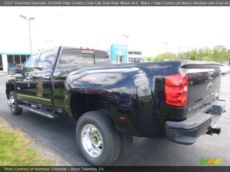 Black / High Country Jet Black/­Medium Ash Gray Accent 2017 Chevrolet Silverado 3500HD High Country Crew Cab Dual Rear Wheel 4x4