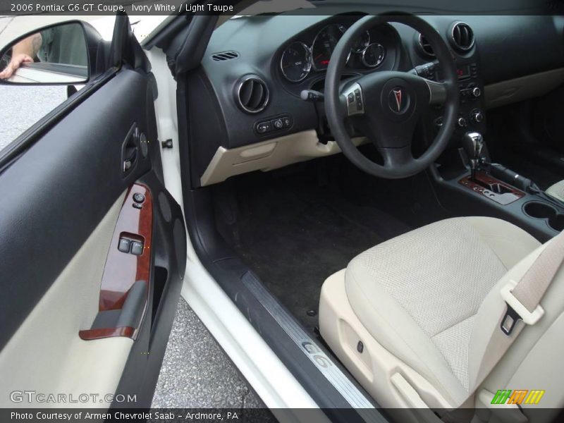 Ivory White / Light Taupe 2006 Pontiac G6 GT Coupe