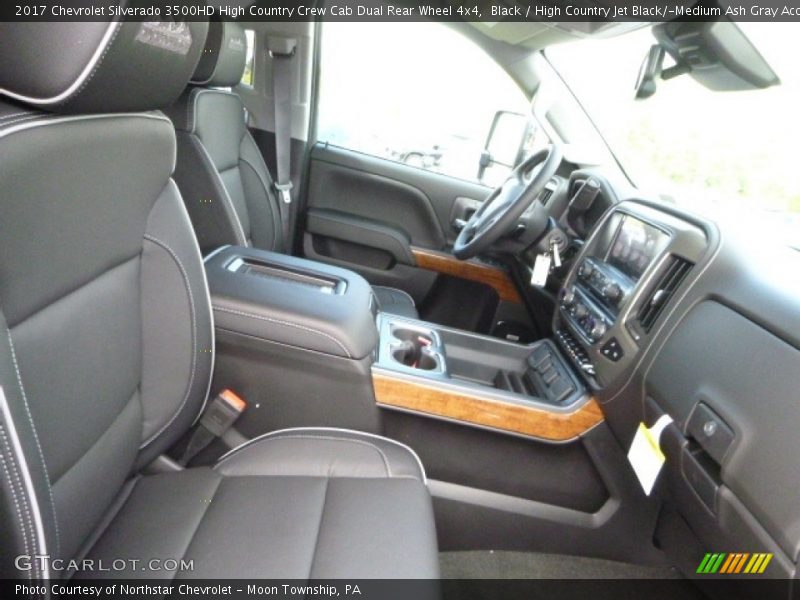 Black / High Country Jet Black/­Medium Ash Gray Accent 2017 Chevrolet Silverado 3500HD High Country Crew Cab Dual Rear Wheel 4x4