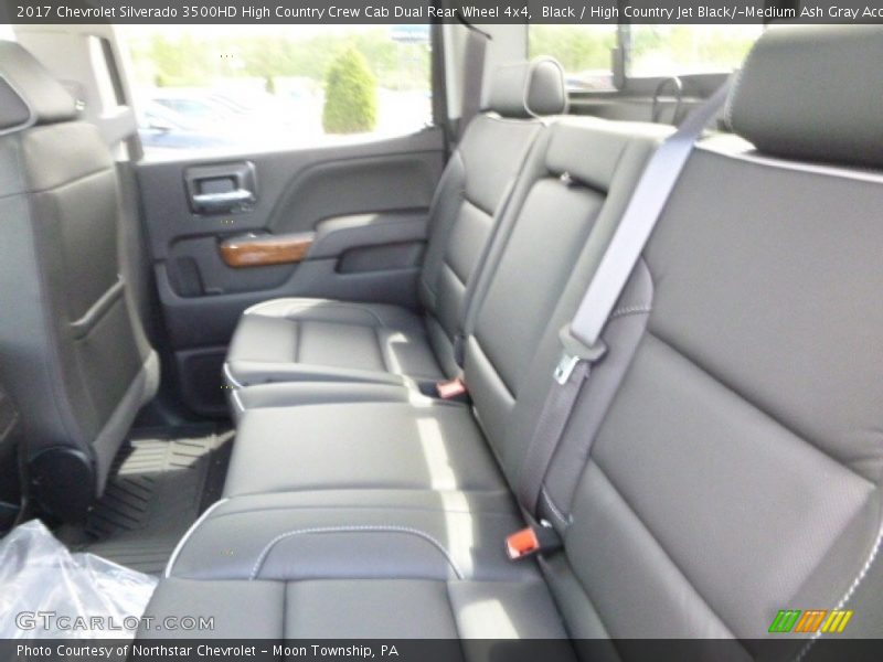 Rear Seat of 2017 Silverado 3500HD High Country Crew Cab Dual Rear Wheel 4x4