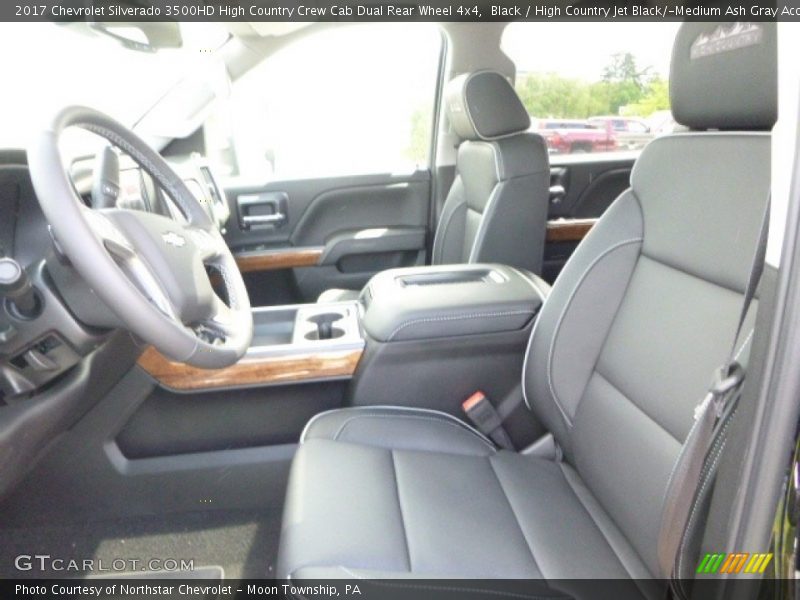  2017 Silverado 3500HD High Country Crew Cab Dual Rear Wheel 4x4 High Country Jet Black/­Medium Ash Gray Accent Interior