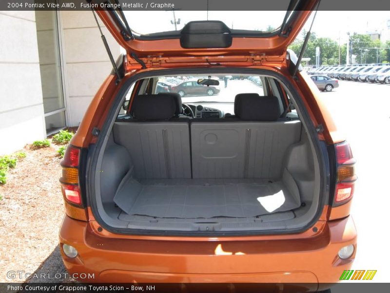Fusion Orange Metallic / Graphite 2004 Pontiac Vibe AWD