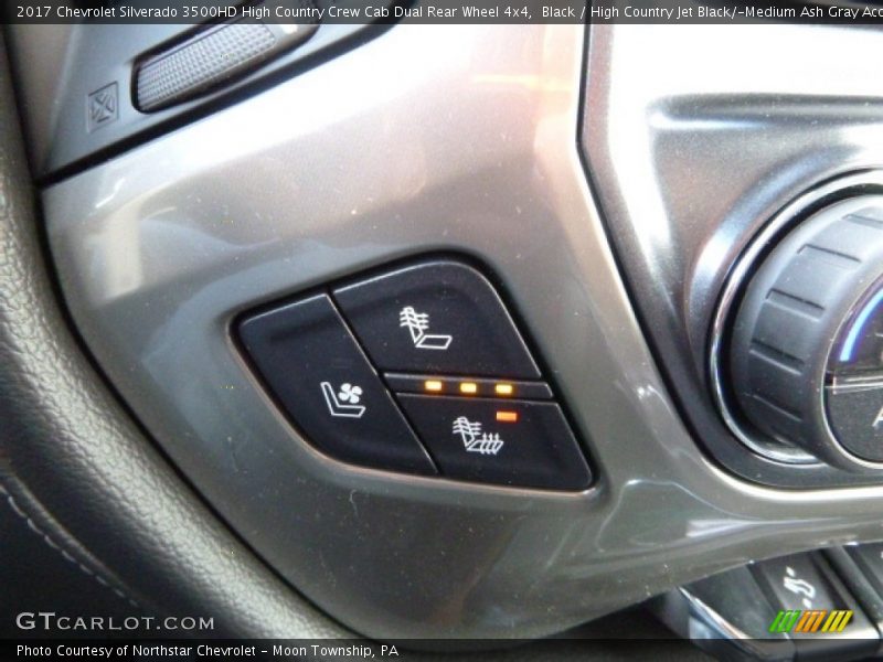 Controls of 2017 Silverado 3500HD High Country Crew Cab Dual Rear Wheel 4x4