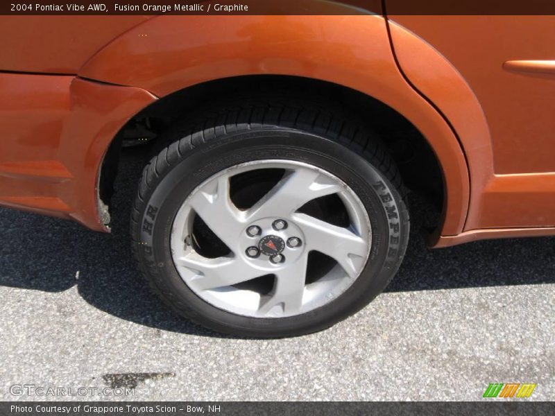 Fusion Orange Metallic / Graphite 2004 Pontiac Vibe AWD