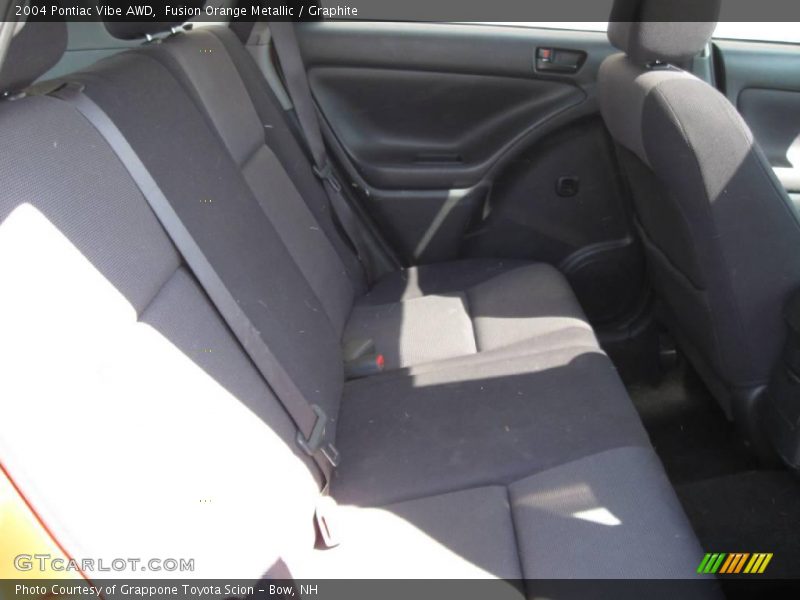 Fusion Orange Metallic / Graphite 2004 Pontiac Vibe AWD