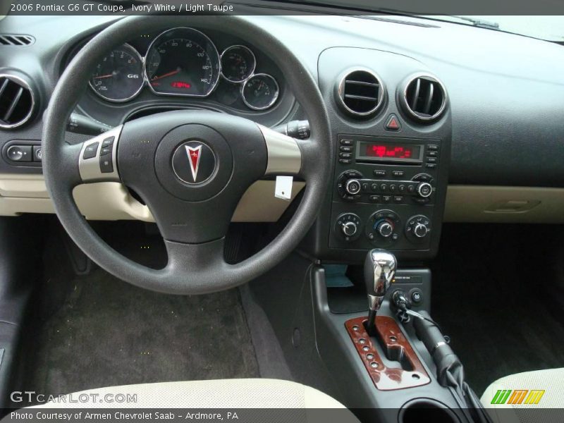 Ivory White / Light Taupe 2006 Pontiac G6 GT Coupe