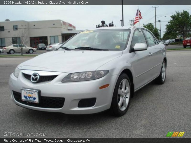 Glacier Silver Metallic / Gray 2006 Mazda MAZDA6 s Sedan