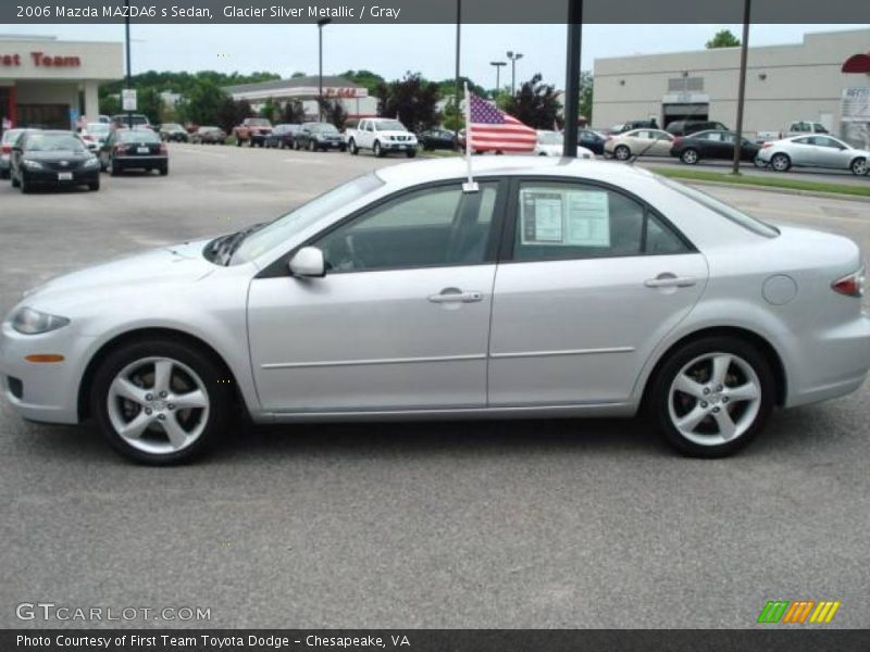 Glacier Silver Metallic / Gray 2006 Mazda MAZDA6 s Sedan