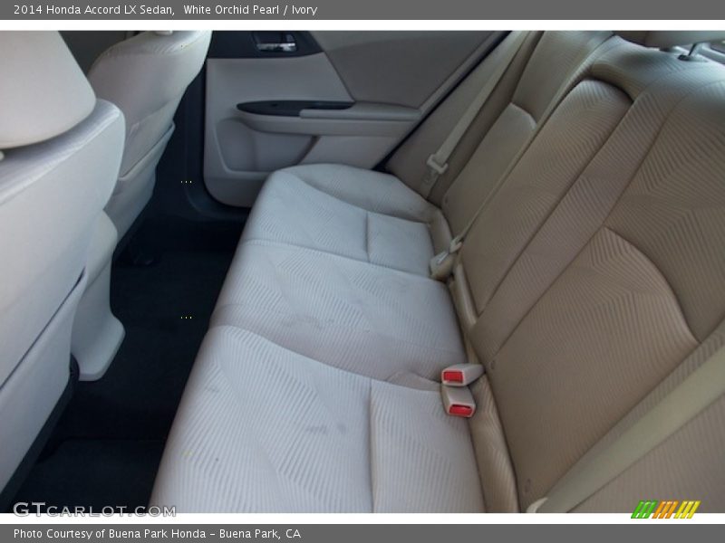 White Orchid Pearl / Ivory 2014 Honda Accord LX Sedan