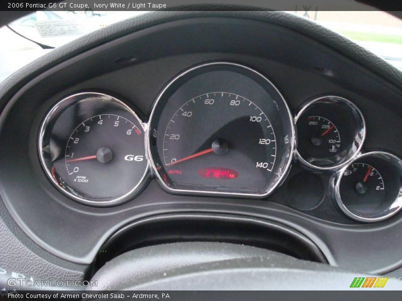 Ivory White / Light Taupe 2006 Pontiac G6 GT Coupe