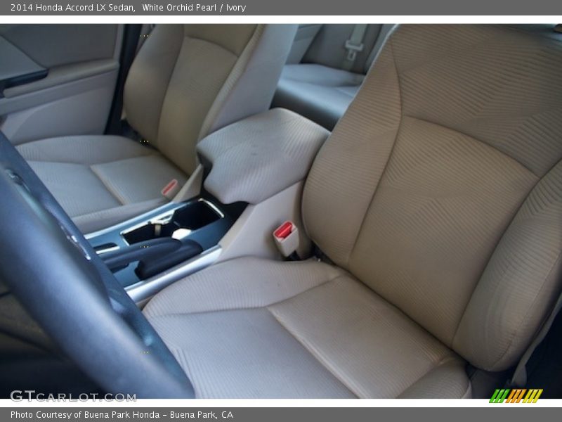 White Orchid Pearl / Ivory 2014 Honda Accord LX Sedan