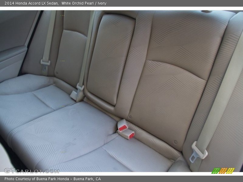 White Orchid Pearl / Ivory 2014 Honda Accord LX Sedan
