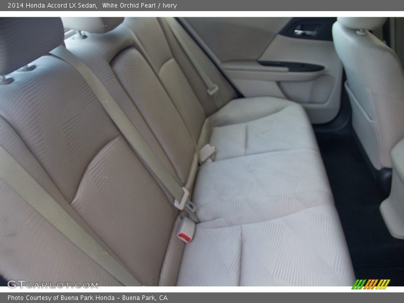 White Orchid Pearl / Ivory 2014 Honda Accord LX Sedan