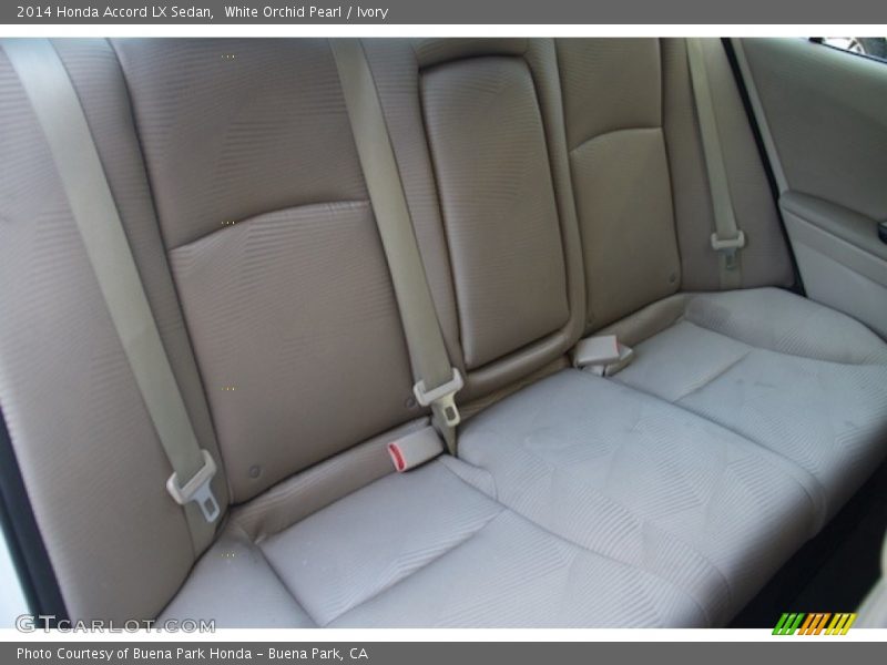 White Orchid Pearl / Ivory 2014 Honda Accord LX Sedan