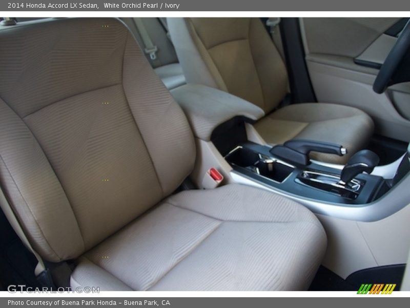 White Orchid Pearl / Ivory 2014 Honda Accord LX Sedan