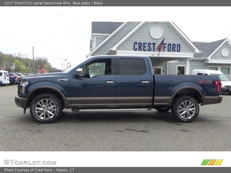 Blue Jeans / Black 2017 Ford F150 Lariat SuperCrew 4X4