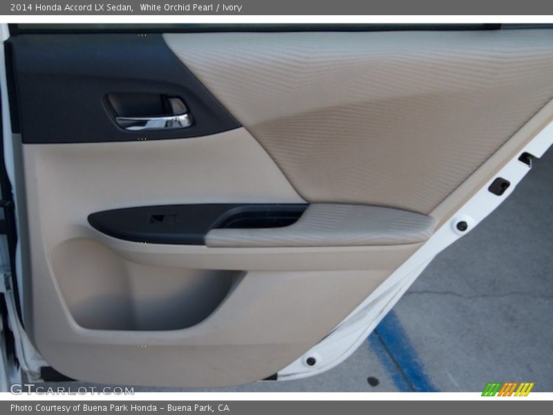 White Orchid Pearl / Ivory 2014 Honda Accord LX Sedan