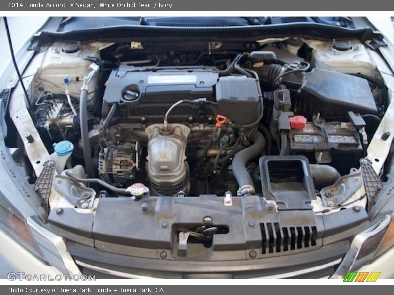 White Orchid Pearl / Ivory 2014 Honda Accord LX Sedan