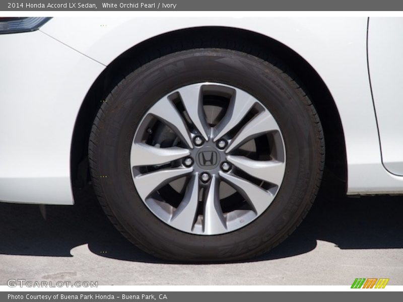 White Orchid Pearl / Ivory 2014 Honda Accord LX Sedan