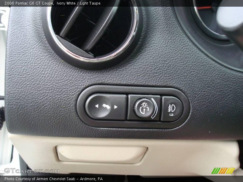 Ivory White / Light Taupe 2006 Pontiac G6 GT Coupe