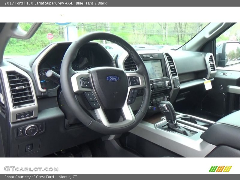 Blue Jeans / Black 2017 Ford F150 Lariat SuperCrew 4X4