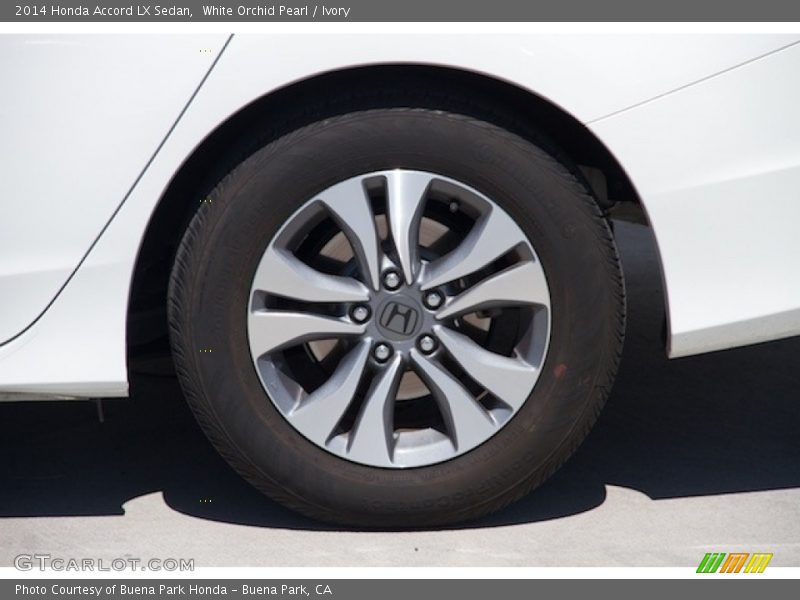 White Orchid Pearl / Ivory 2014 Honda Accord LX Sedan
