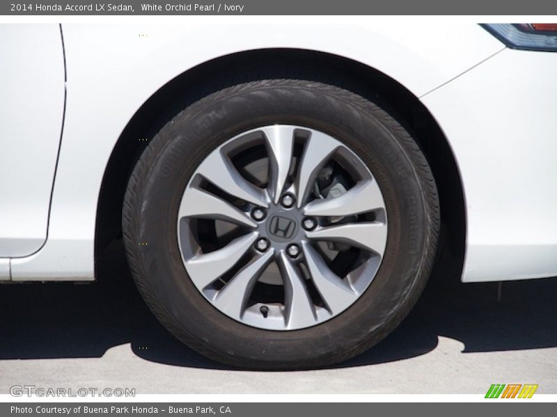 White Orchid Pearl / Ivory 2014 Honda Accord LX Sedan